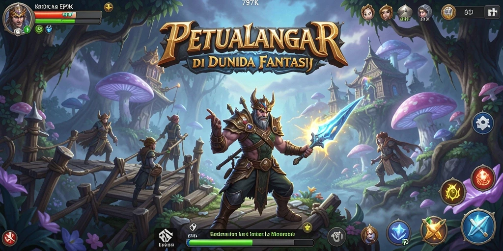 Tampilan gameplay RPG 797K yang menarik dan penuh aksi.