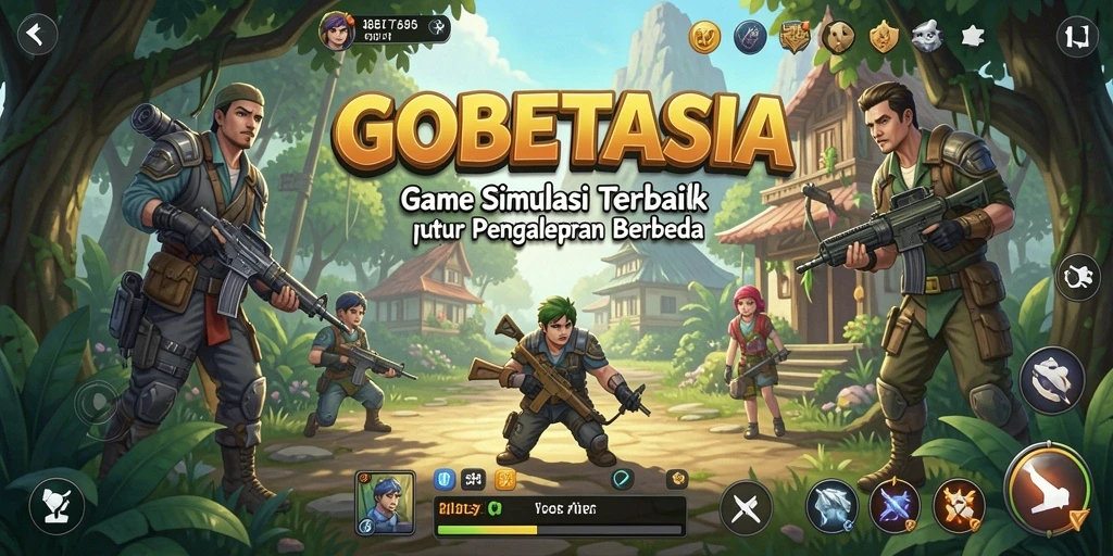 Tampilan gameplay <strong>GOBETASIA</strong> yang dinamis dan interaktif.