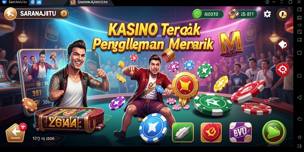 Tampilan menarik gameplay SARANAJITU yang seru.